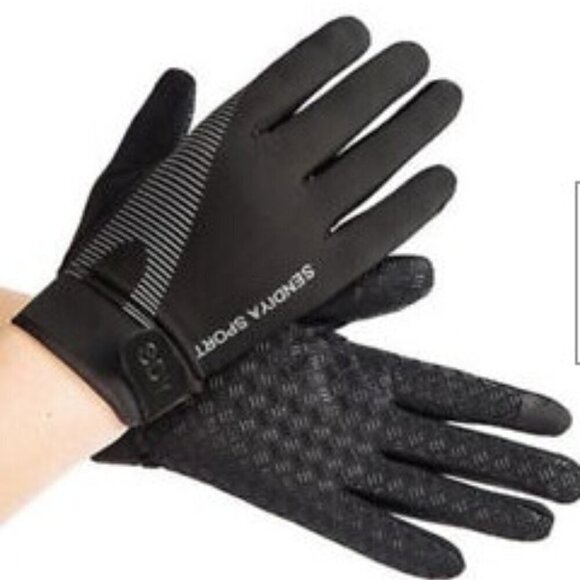 WORKOUT CYCLING GLOVES UNISEX - Picture 1 of 6